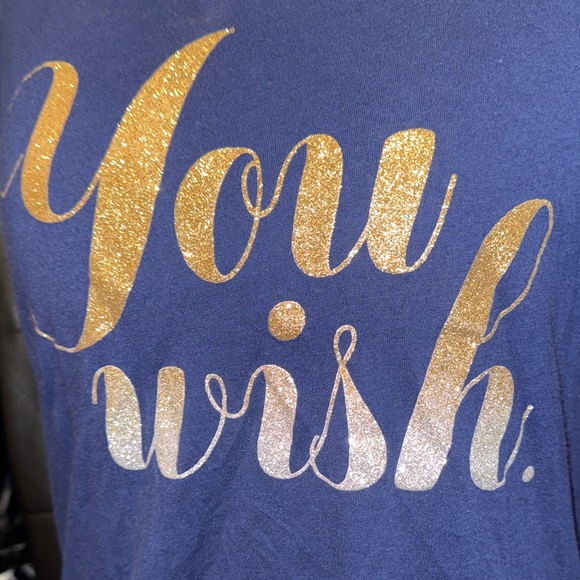 Victoria's Secret Navy Blue Long Sleeve Pajama Top - Picture 2 of 11